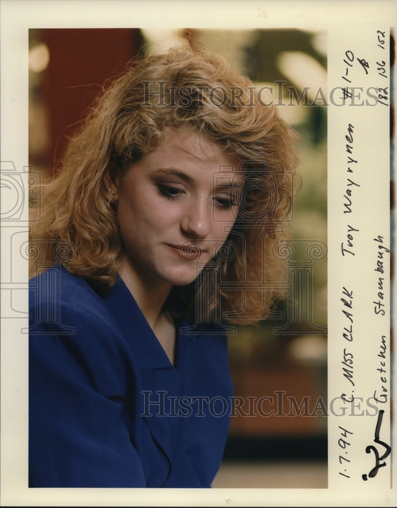 1994 Press Photo Gretchen Stambaugh - ora84450 - Historic Images