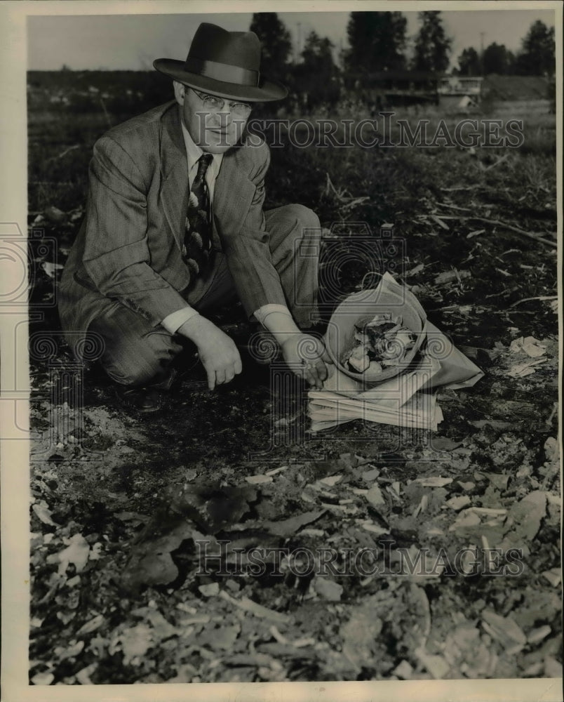1949 Gideon Wilson Snook Multnomah County's Chief Deputy Coroner - Historic Images