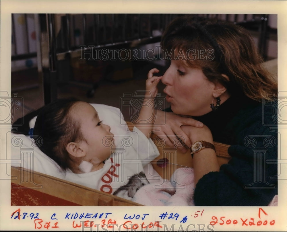 1992 Press Photo Na-Young Park Receives Life Saving Surgery - orb14761- Historic Images