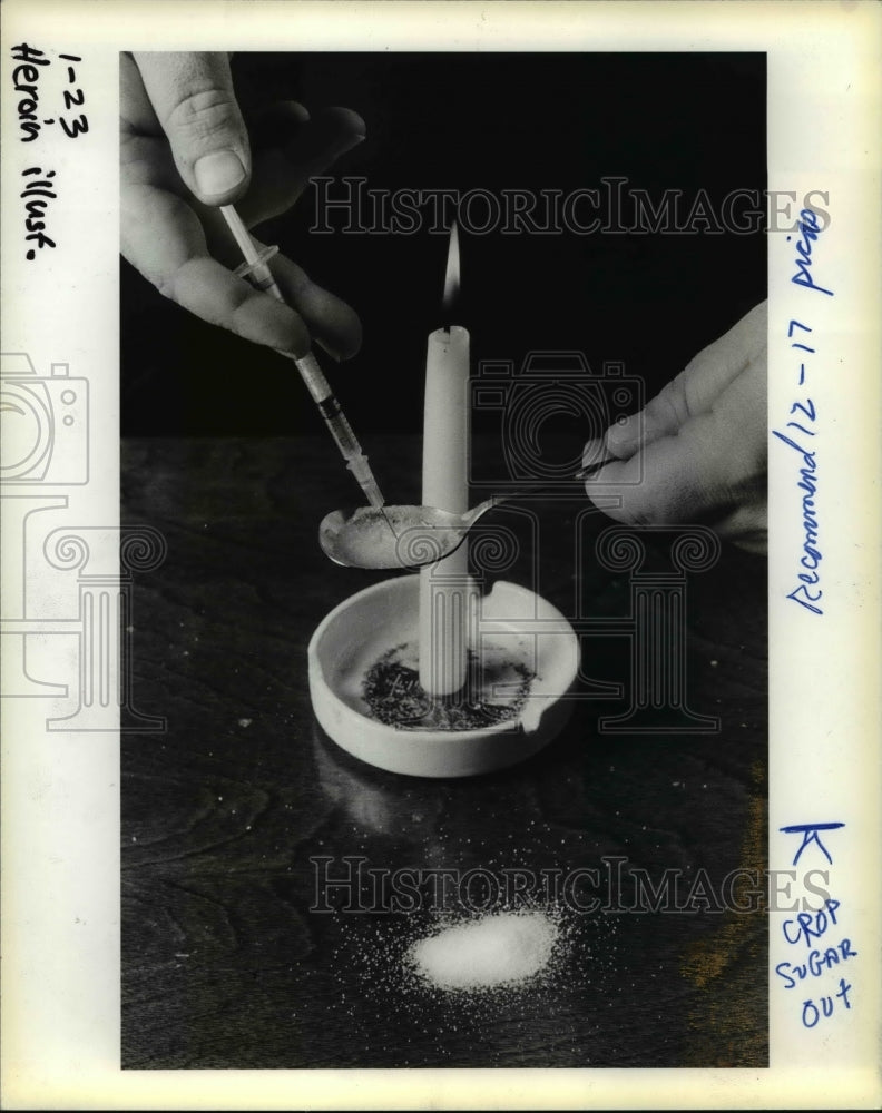 1984 Press Photo Opium parent of all narcotic drugs - orb26490- Historic Images