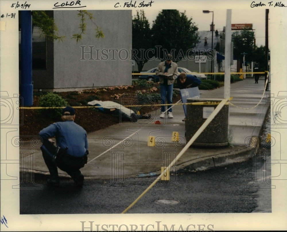 1994 Press Photo Murder - Portland, Morgan, Edward Victor Jr. - orb27330- Historic Images
