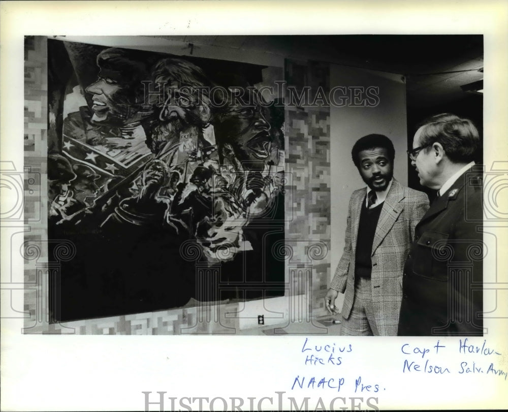1980 Press Photo Lucious Hicks Natl Assoc for Advancement of Colored People- Historic Images