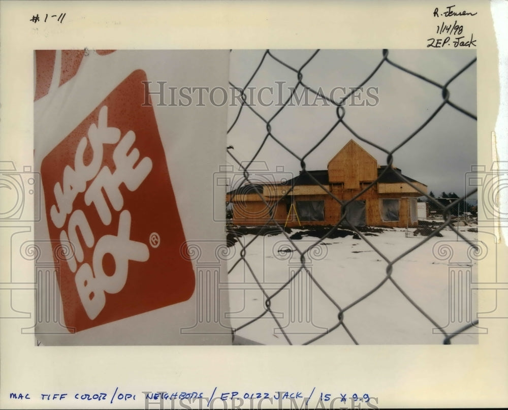 1998 Press Photo Restaurant - Jack in the Box - orb39449- Historic Images