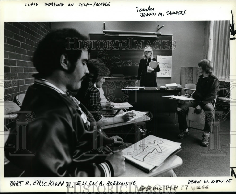 1984 Press Photo Project YESS student Bart Erickson, Robins, New-job training - Historic Images