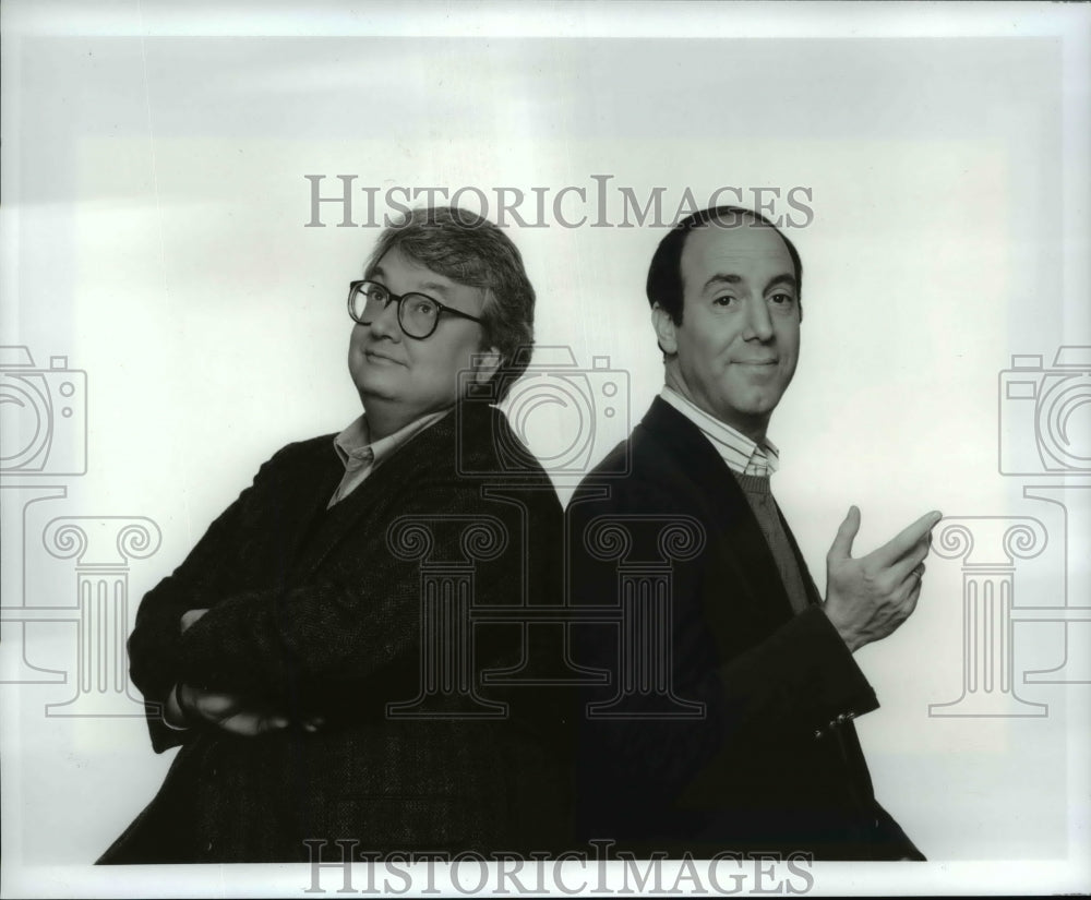 Press Photo Roger Ebert and Gene Siskel airs on more than 150 stations - Historic Images