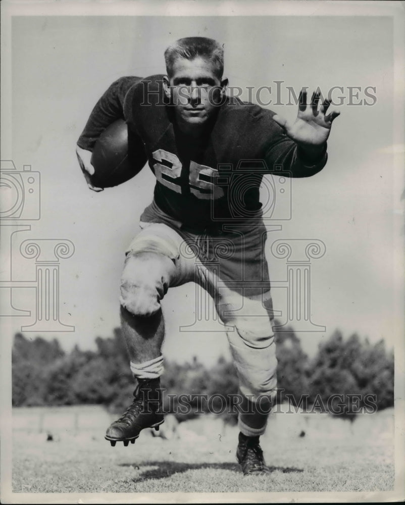 1946 Press Photo Gene "Skip" Rowland", left half of the 1946 UCLA football team- Historic Images