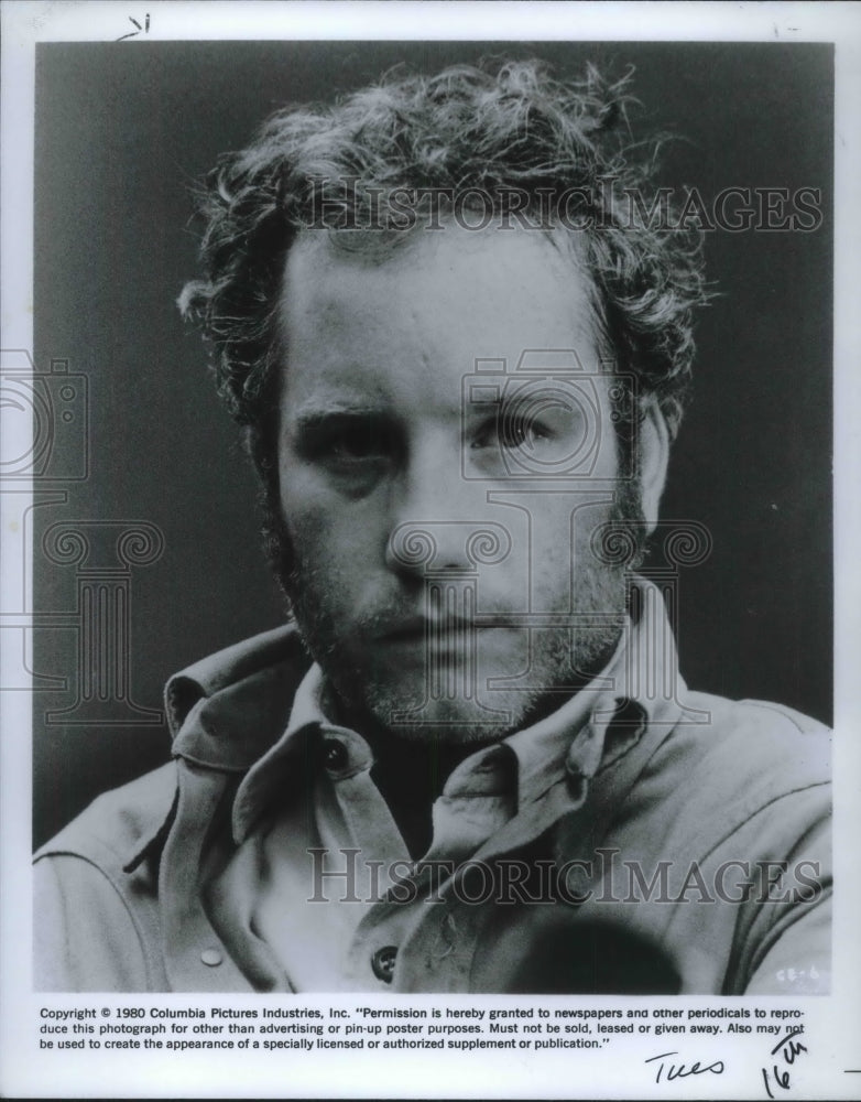 1980 Press Photo Richard Dreyfuss  in a Columbia film - Historic Images