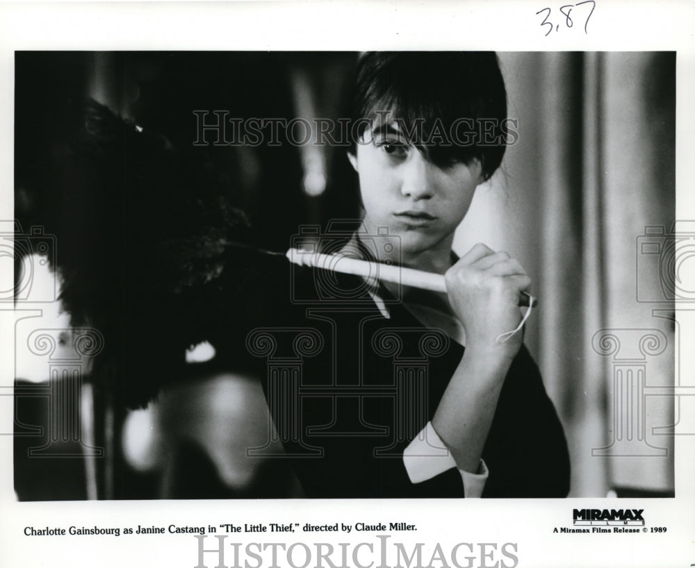 1988 Press Photo Charlotte Gainsbourg as Janine Castang in "The Little Thief" - Historic Images
