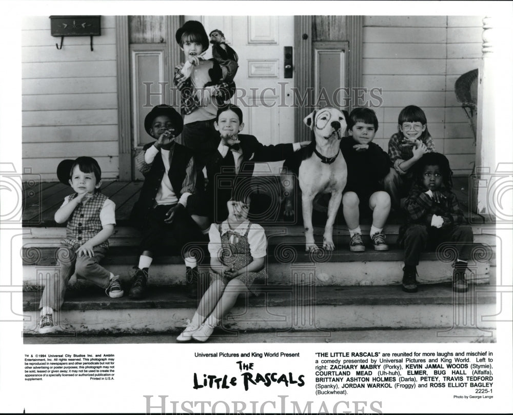 1994 Press Photo The cast of &quot;The Little Rascals&quot; - orp02950 - Historic Images