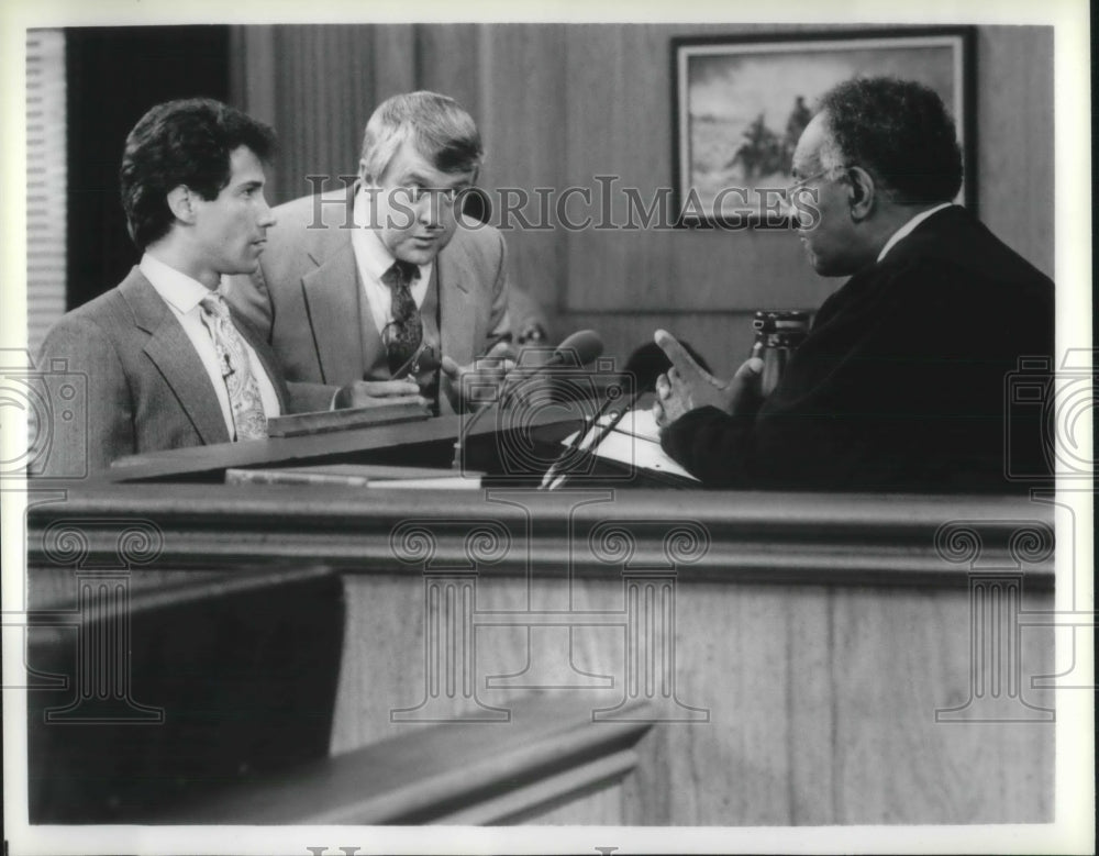 1986 Raymond St Jacques,Paul Haber,Bill Gratton in Superior Court - Historic Images