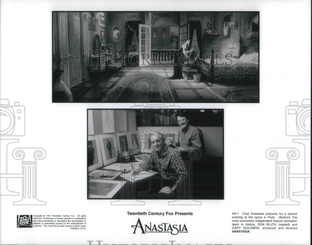 1997 Don Bluth and Gary Goldman in Anastasia - Historic Images