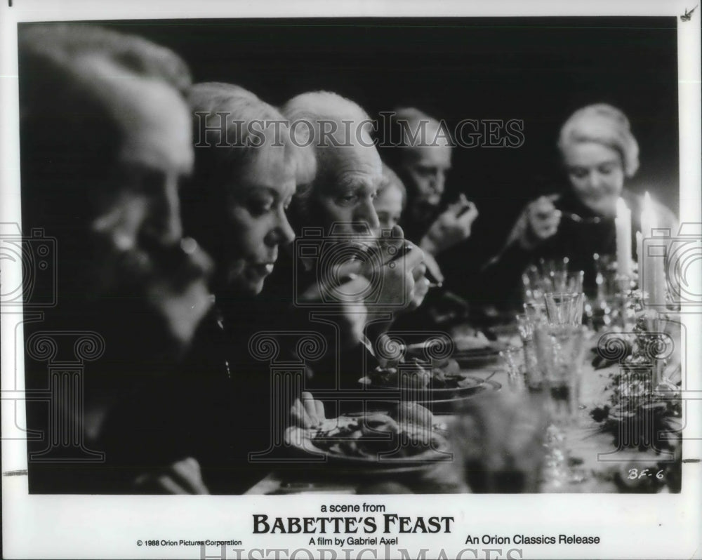 1988  Bodil kjer and Birgette Federspiel in Babette&#39;s Feast - Historic Images