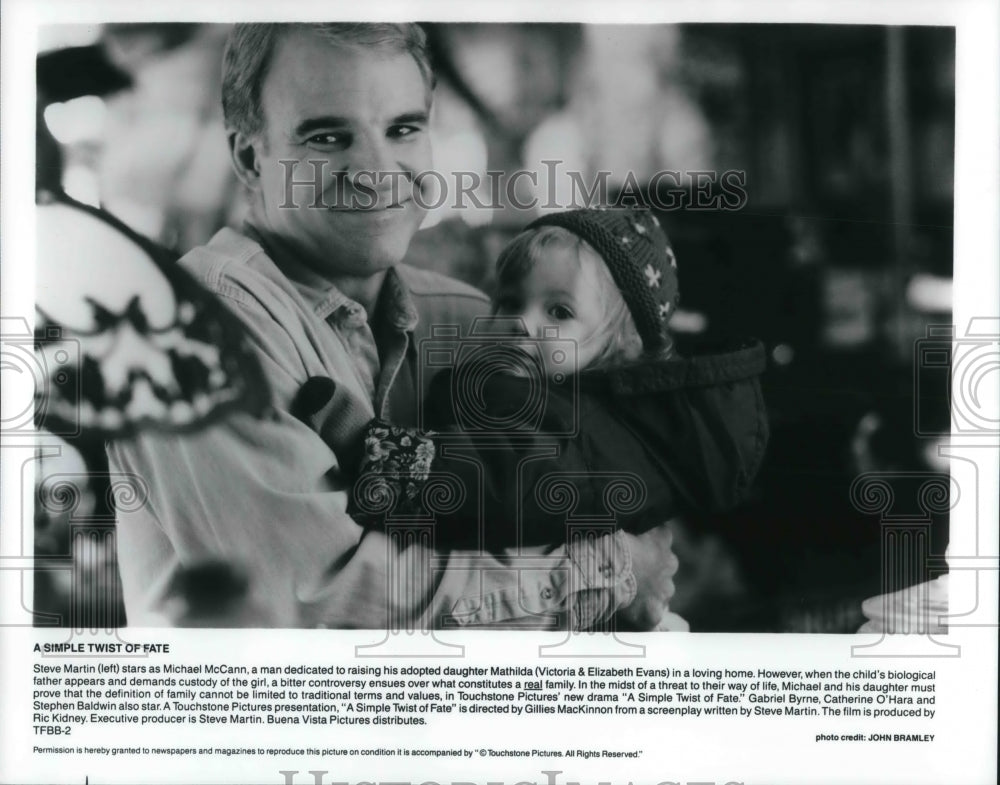 1994 Press Photo Steve Martin Actor Comedy Drama A Simple Twist Of Fate - Historic Images