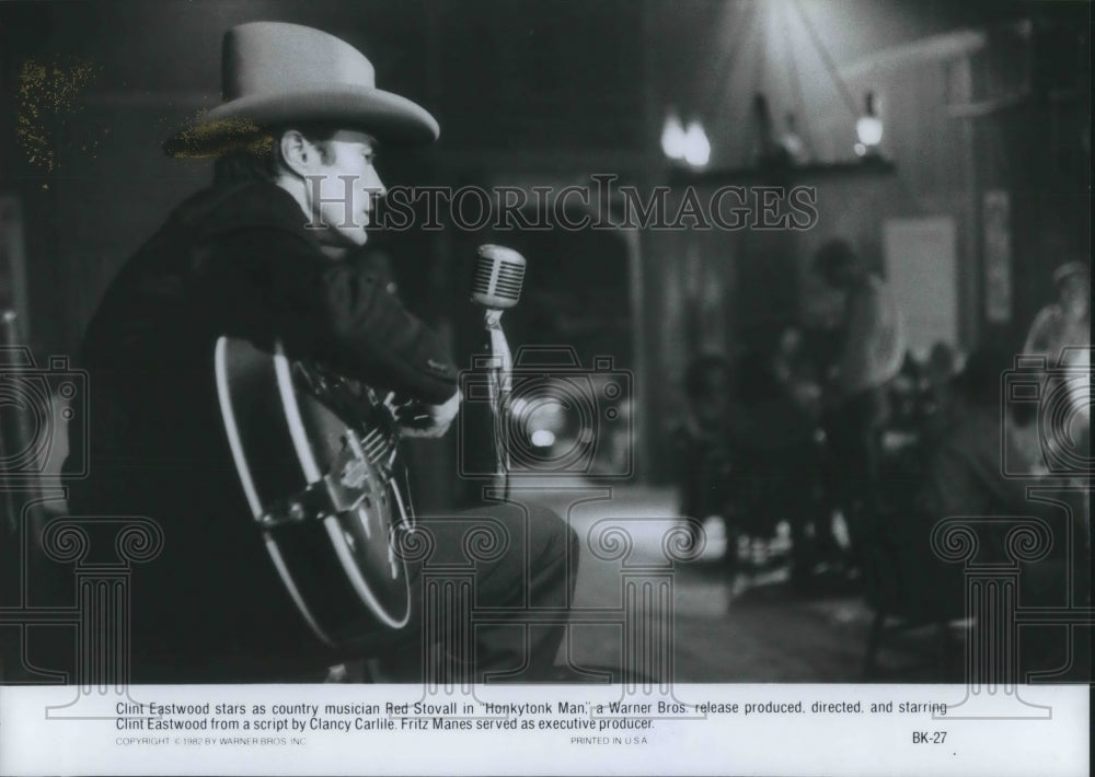 1983 Press Photo Clint Eastwood in Honkytonk Man - orp13335 - Historic Images