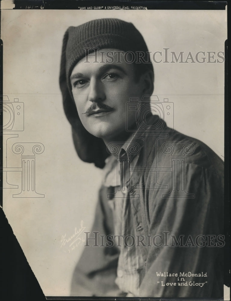 1924 Press Photo Wallace McDonald - Historic Images