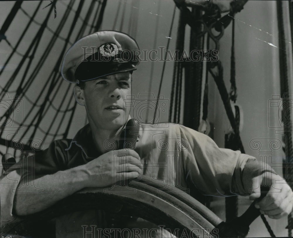 1959 Press Photo Lasse Kolstad as sailor in Windjammer - orx04032- Historic Images