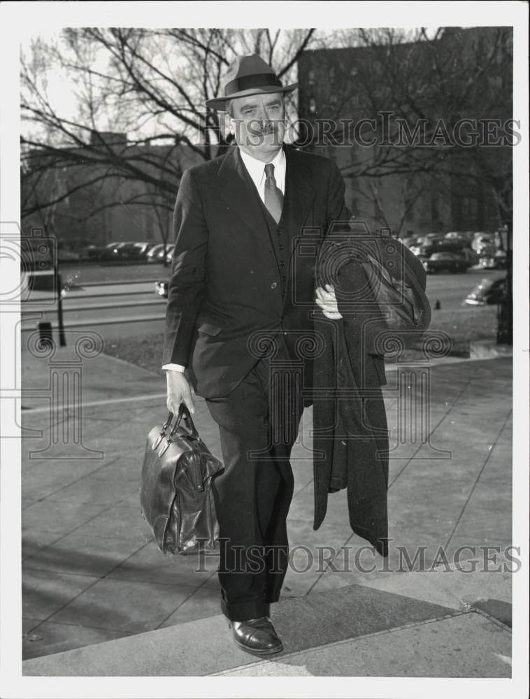 1950 Press Photo Ex-Communist leader in the United States, Earl Browder - Historic Images