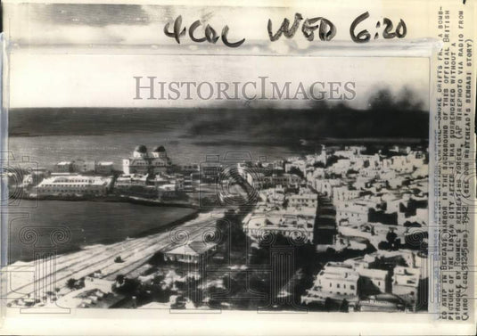 1942 Press Photo Benghazi city after British capture, World War II, Africa - Historic Images