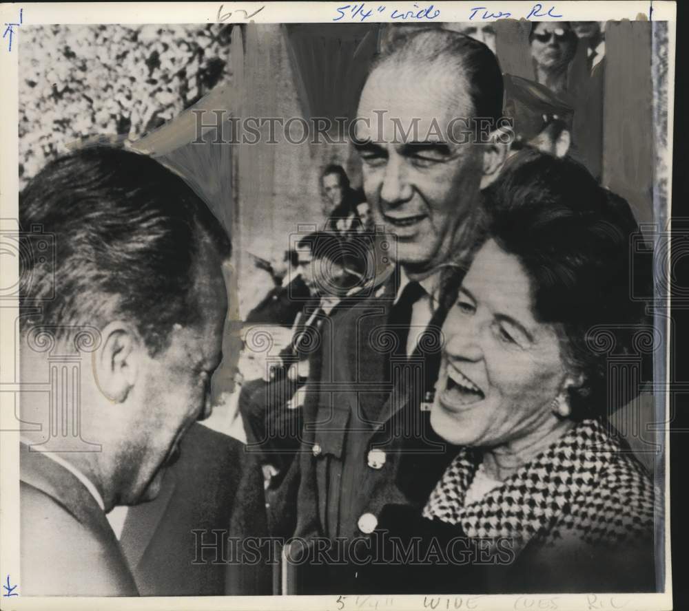 1963 Rose Kennedy with James H Polk greeted by Willy Brandt, Berlin-Historic Images