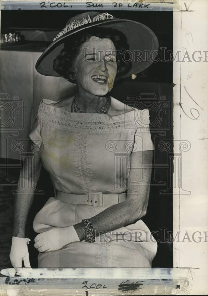 1960 Mrs. Rose Kennedy at press conference, Los Angeles, California-Historic Images