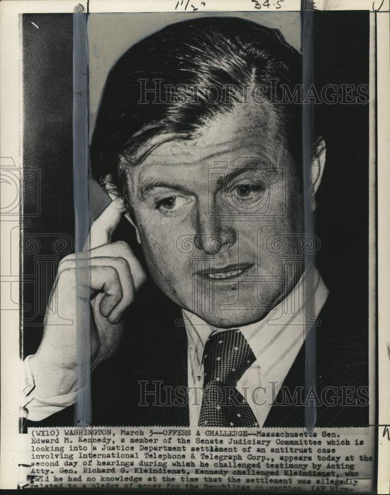 1972 Senator Edward M. Kennedy - Historic Images