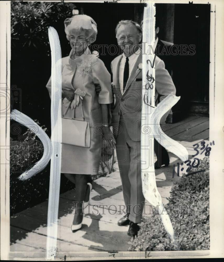 1966 Actor Mickey Rooney & wife Margie Lane, The Little Chapel, NV-Historic Images