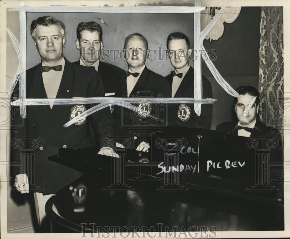 1956 Members of "Men of Note" quartet-Historic Images