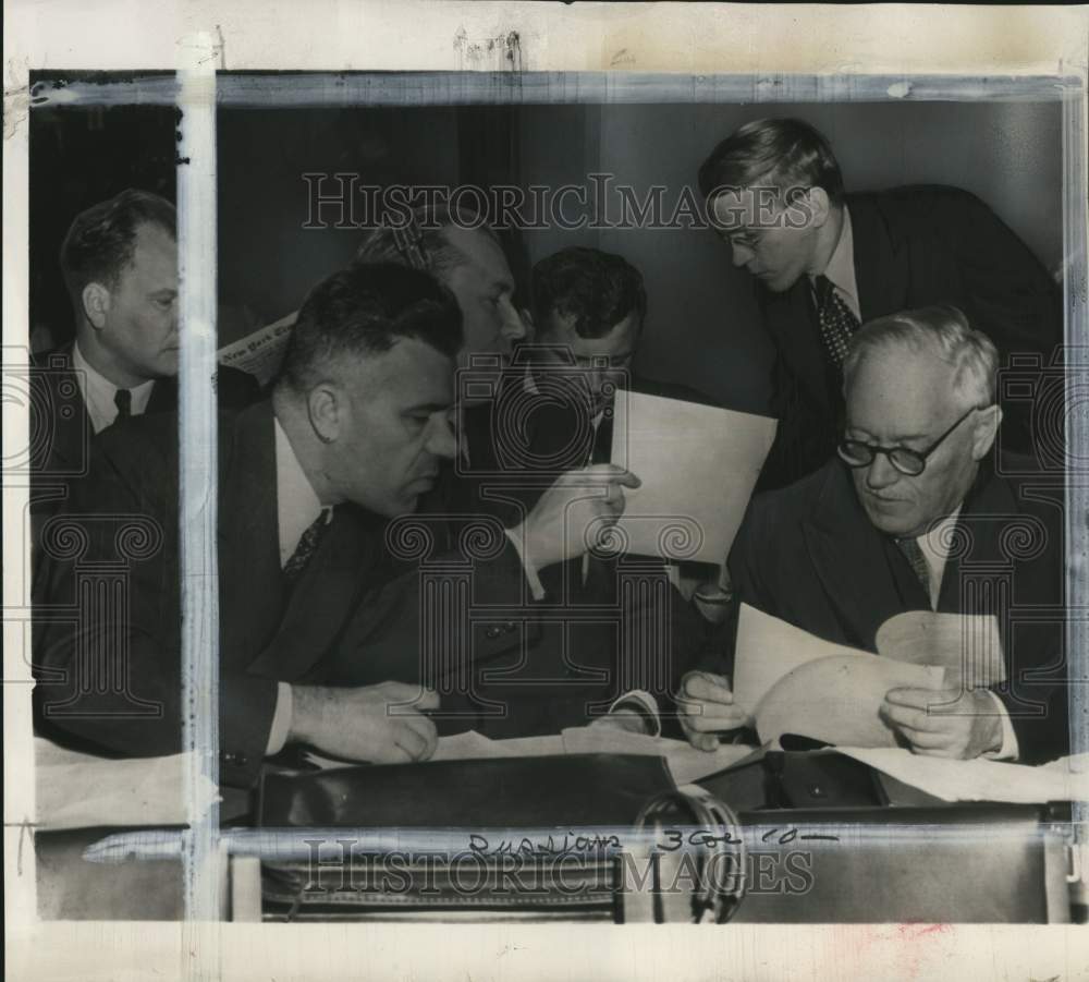1950 Andrei Y. Vishinsky & politicians, United Nations, New York-Historic Images