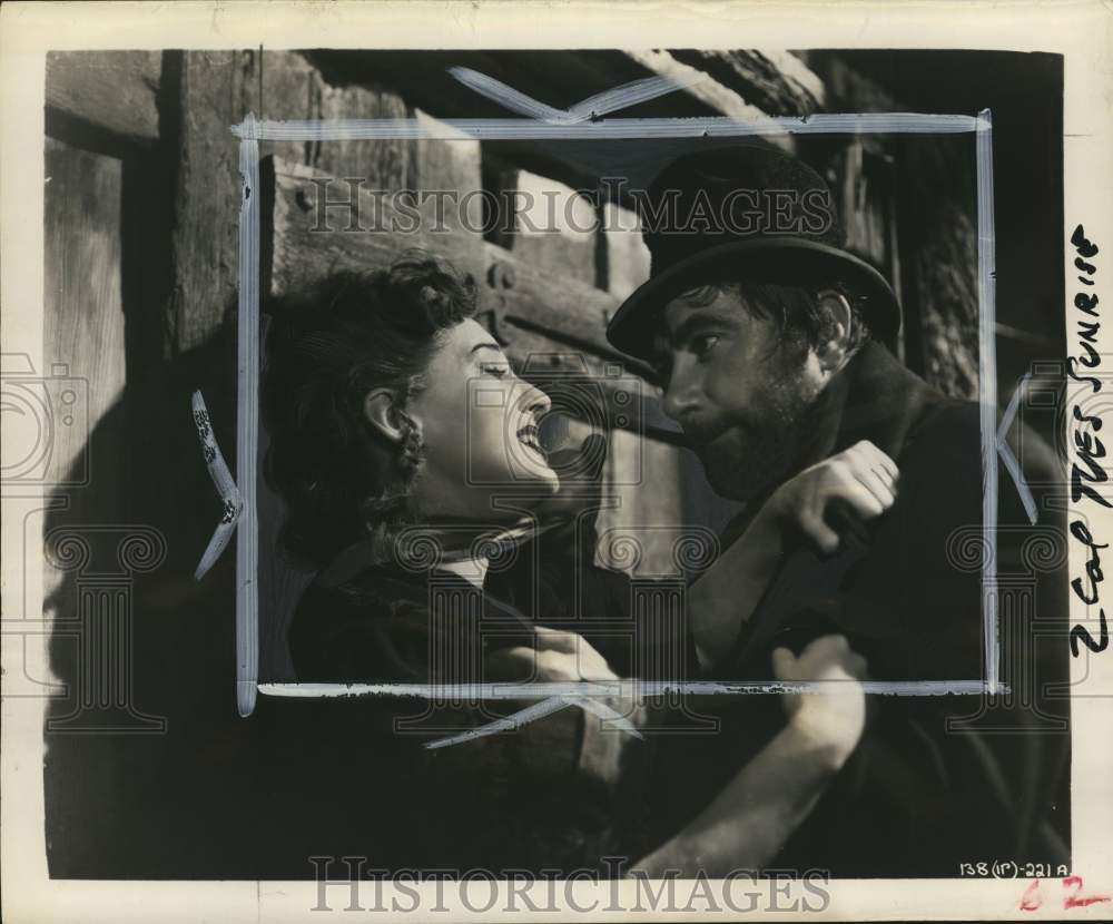 1951 Actors Kay Walsh & Robert Newton star in "Oliver Twist"-Historic Images