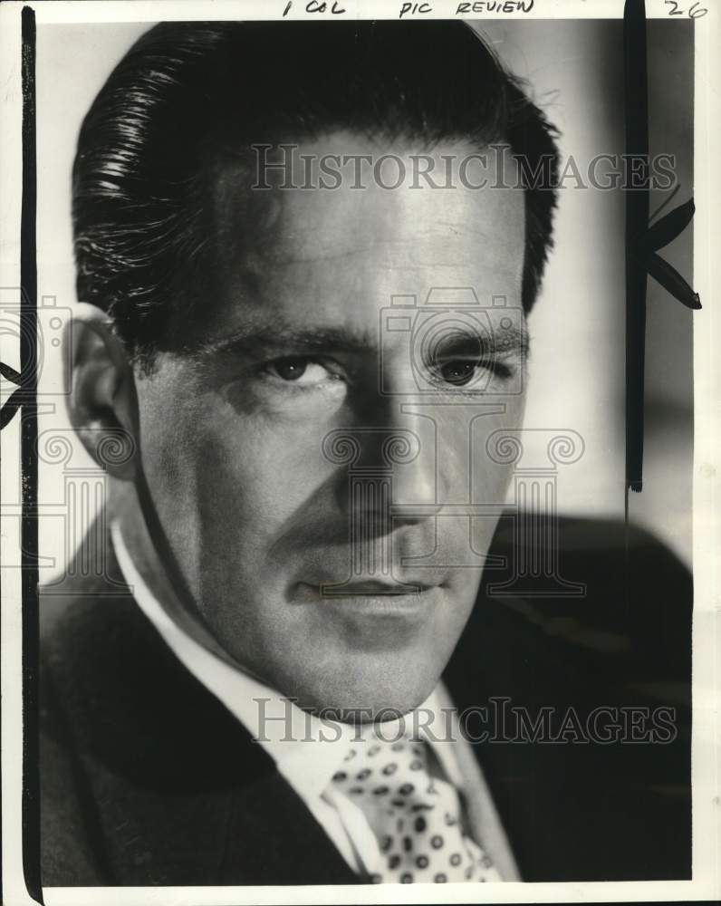 1961 Press Photo Actor Hugh Marlowe - pio15971 - Historic Images