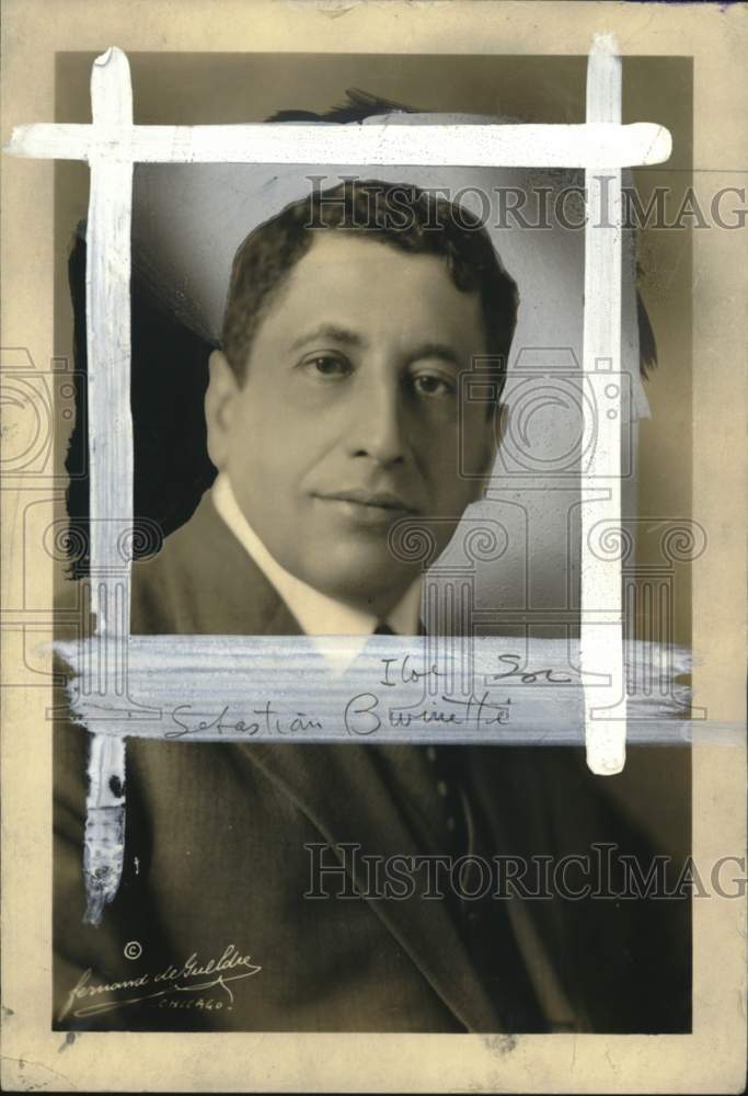 1926 Press Photo Sebastian Burnetti, Baritone - pio17216 - Historic Images