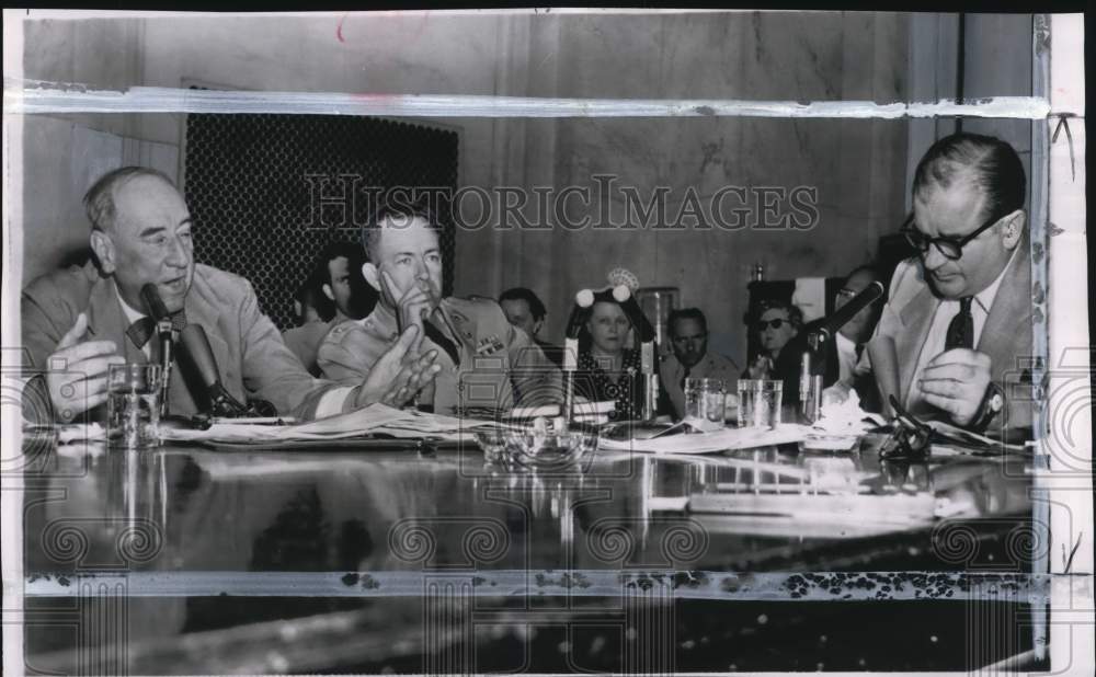 1954 Press Photo US Army counsels clash with Senator Joseph McCarthy at hearing- Historic Images