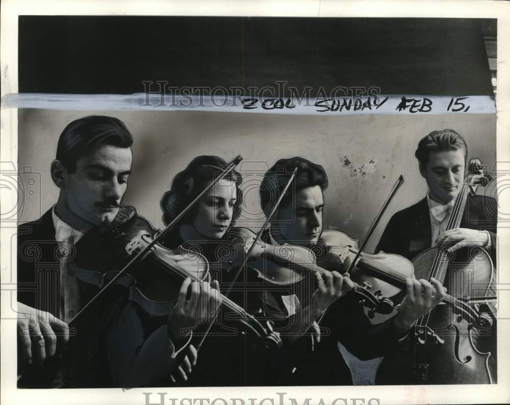 1959 Press Photo The Quartetto Italiano - pio20726- Historic Images