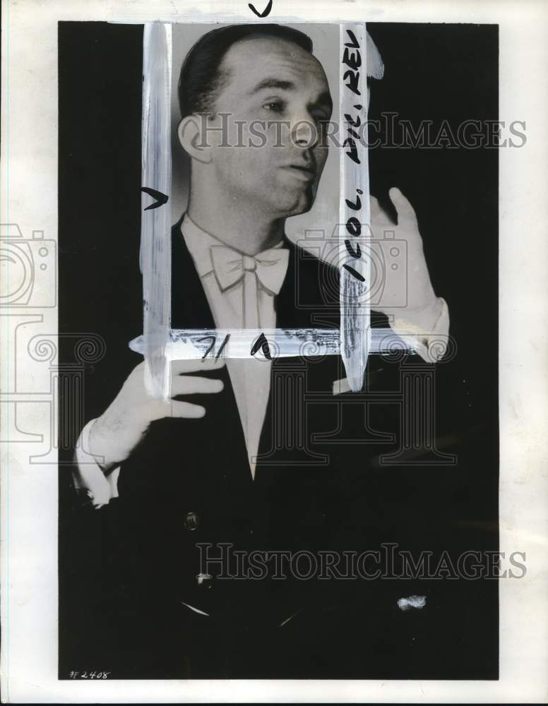 1961 Press Photo &quot;Branko Krsmanovich Chorus&quot; conductor Bogdan Babich - pio29493 - Historic Images