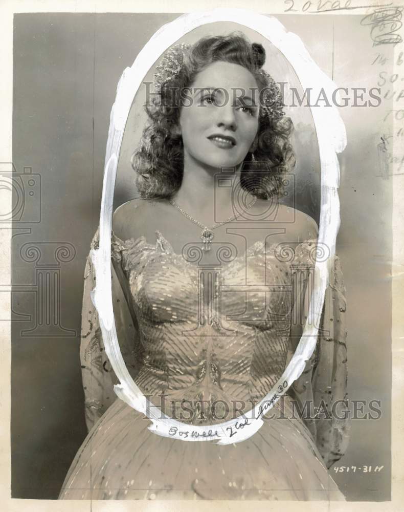 1946 Press Photo Singer Connee Boswell, Star of &quot;Swing Parade of 1946&quot; - Historic Images