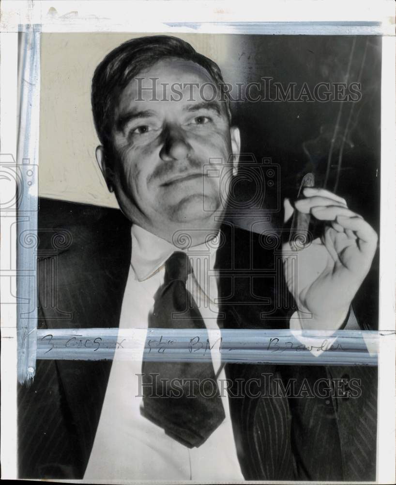 1942 Press Photo Communist leader Earl Browder released from prison in Georgia- Historic Images