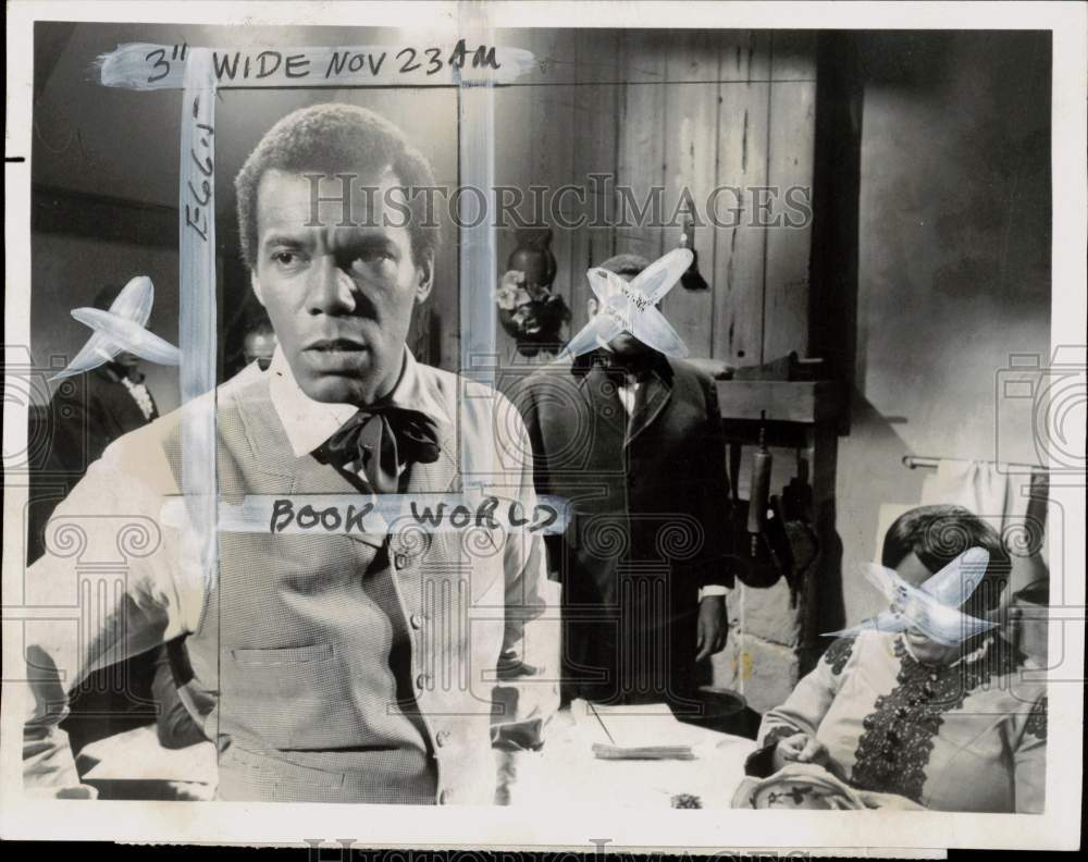 1965 Press Photo Actor Robert Hooks appears in &quot;Frederick Douglass&quot; - pio45228- Historic Images