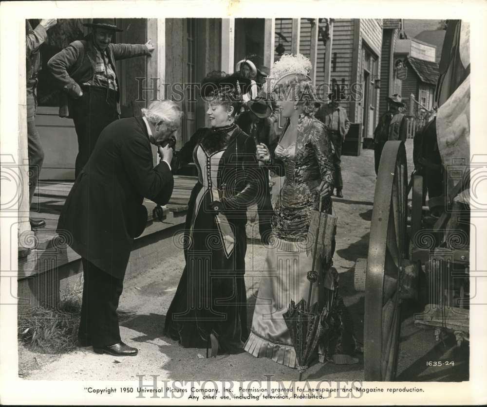 1950 George Cleveland, Shelley Winters &amp; Elsa Lanchester, &quot;Frenchie&quot;-Historic Images