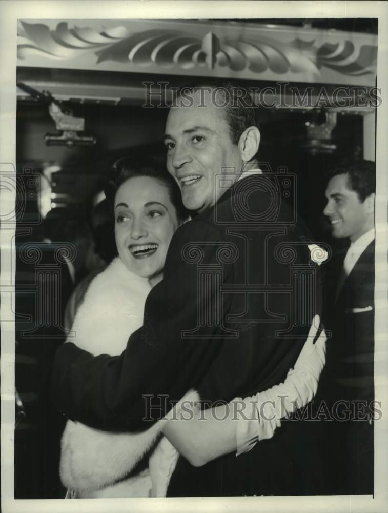 1953 Press Photo Dorothy Lamour, Actress with Husband William Ross Howard- Historic Images