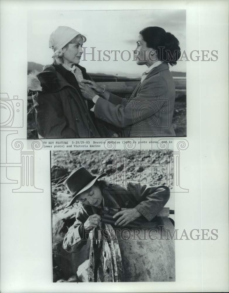 1983 Press Photo Actress Dorothy McGuire in Scenes with Co-Star - pip03515- Historic Images