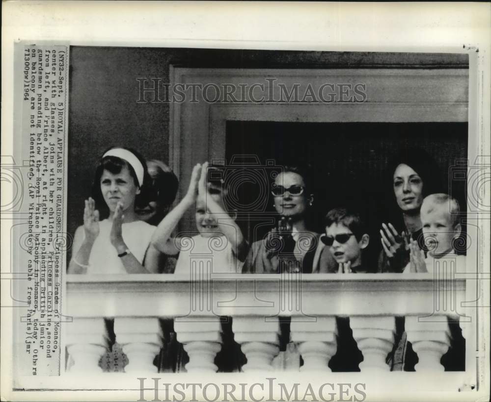 1964 Prince Rainier of Monaco with Princess Grace and Family-Historic Images