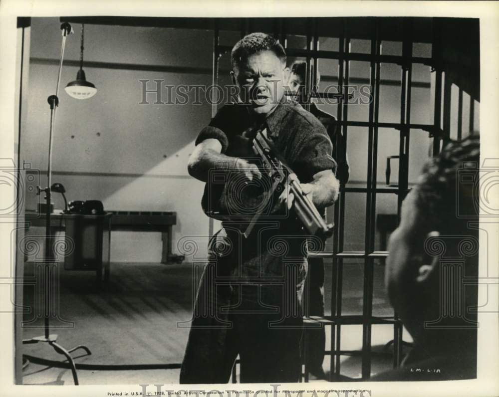 1958 Actor Mickey Rooney in Movie Scene-Historic Images