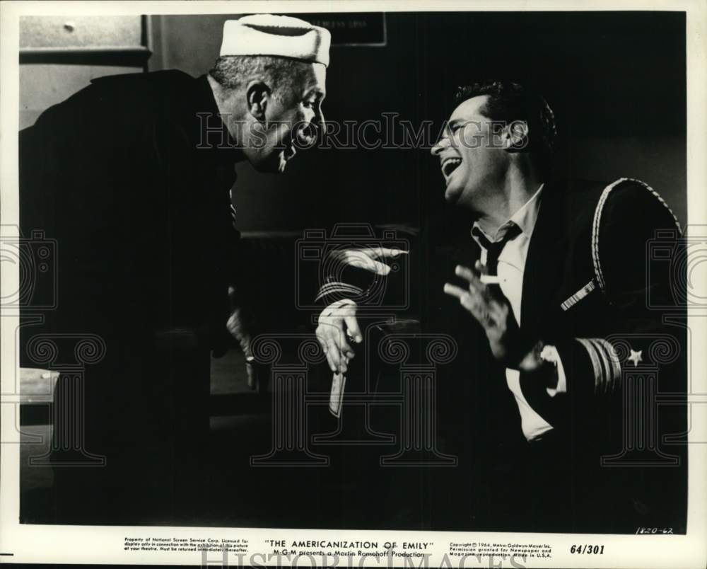 1964 James Garner &amp; Co-Star in &quot;The Americanization of Emily&quot;-Historic Images