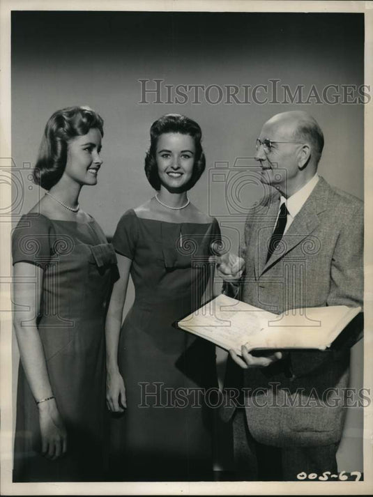 1960 Dr. Frank Baxter with Twins on 