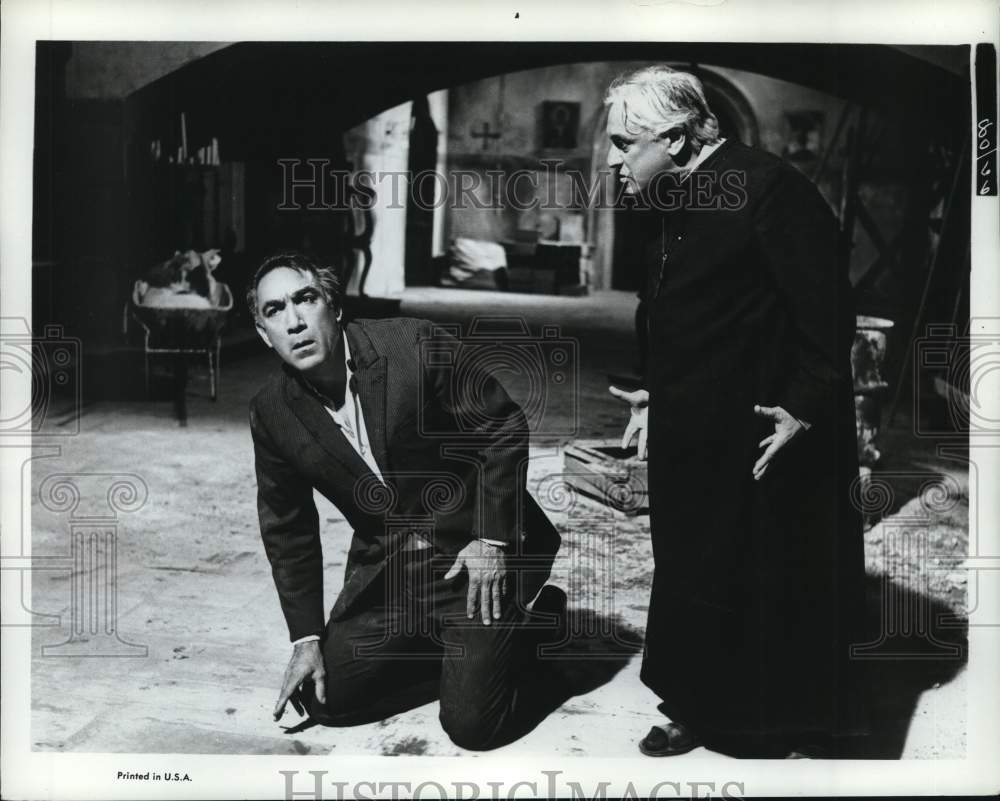 1964 Actor Anthony Quinn & Co-Star in Scene-Historic Images
