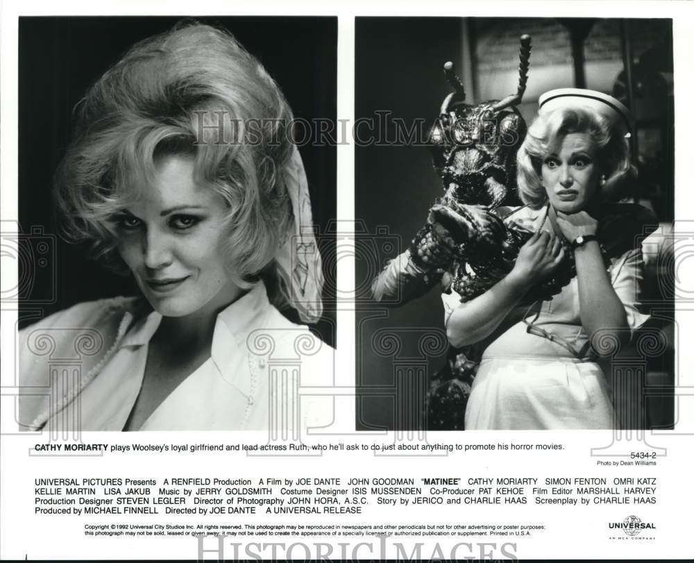 1992 Press Photo Cathy Moriarty in "Matinee" - pip10755 - Historic Images