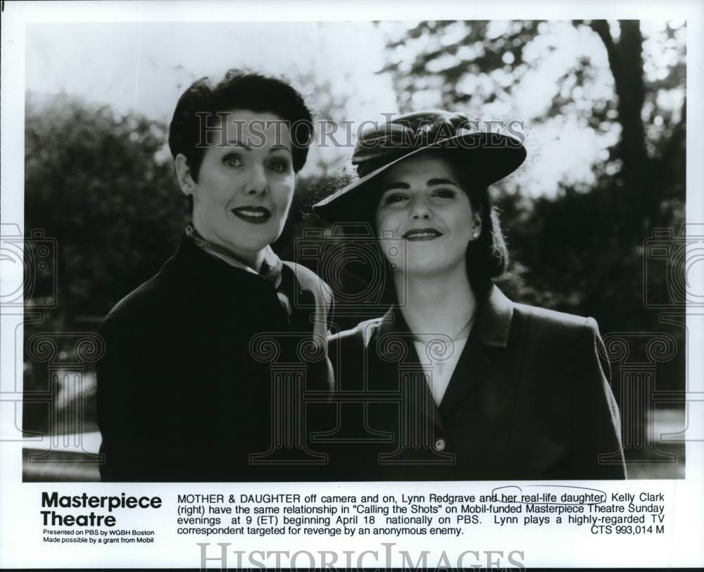 1993 Press Photo Lynn Redgrave and Kelly Clark in &quot;Calling the Shots,&quot; on PBS. - Historic Images