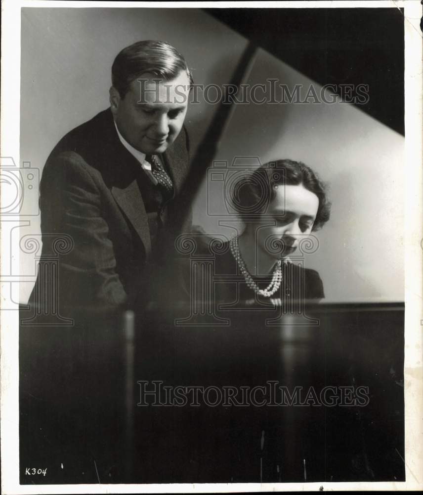 1948 Press Photo Duo-Pianists Pierre Luboshutz &amp; Nemenoff - pip28206 - Historic Images