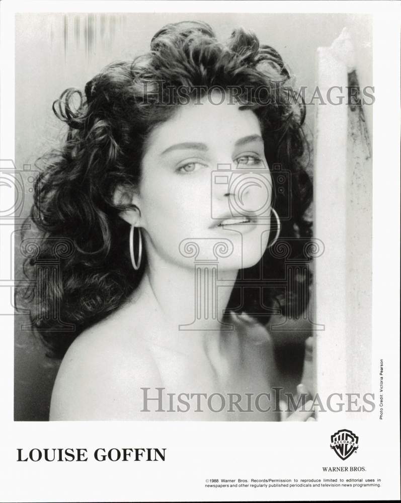 1988 Press Photo Entertainer Louise Goffin - pip28673- Historic Images