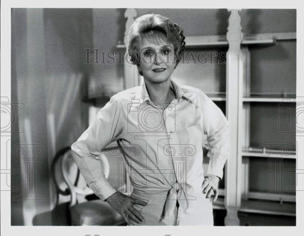 1984 Press Photo Actress Celeste Holm in &quot;Jessie&quot; ABC Series - pip30225 - Historic Images